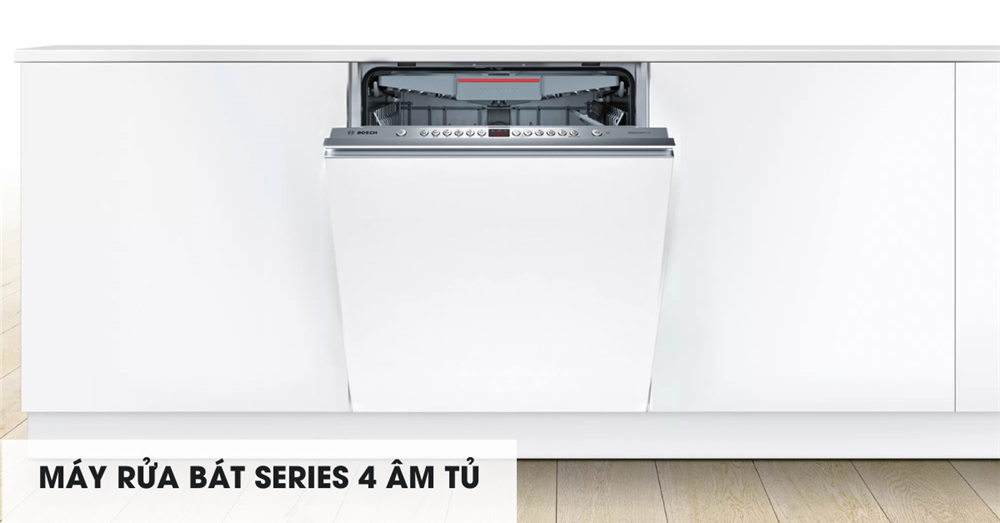 Máy rửa chén Bosch series 4 dạng âm tủ